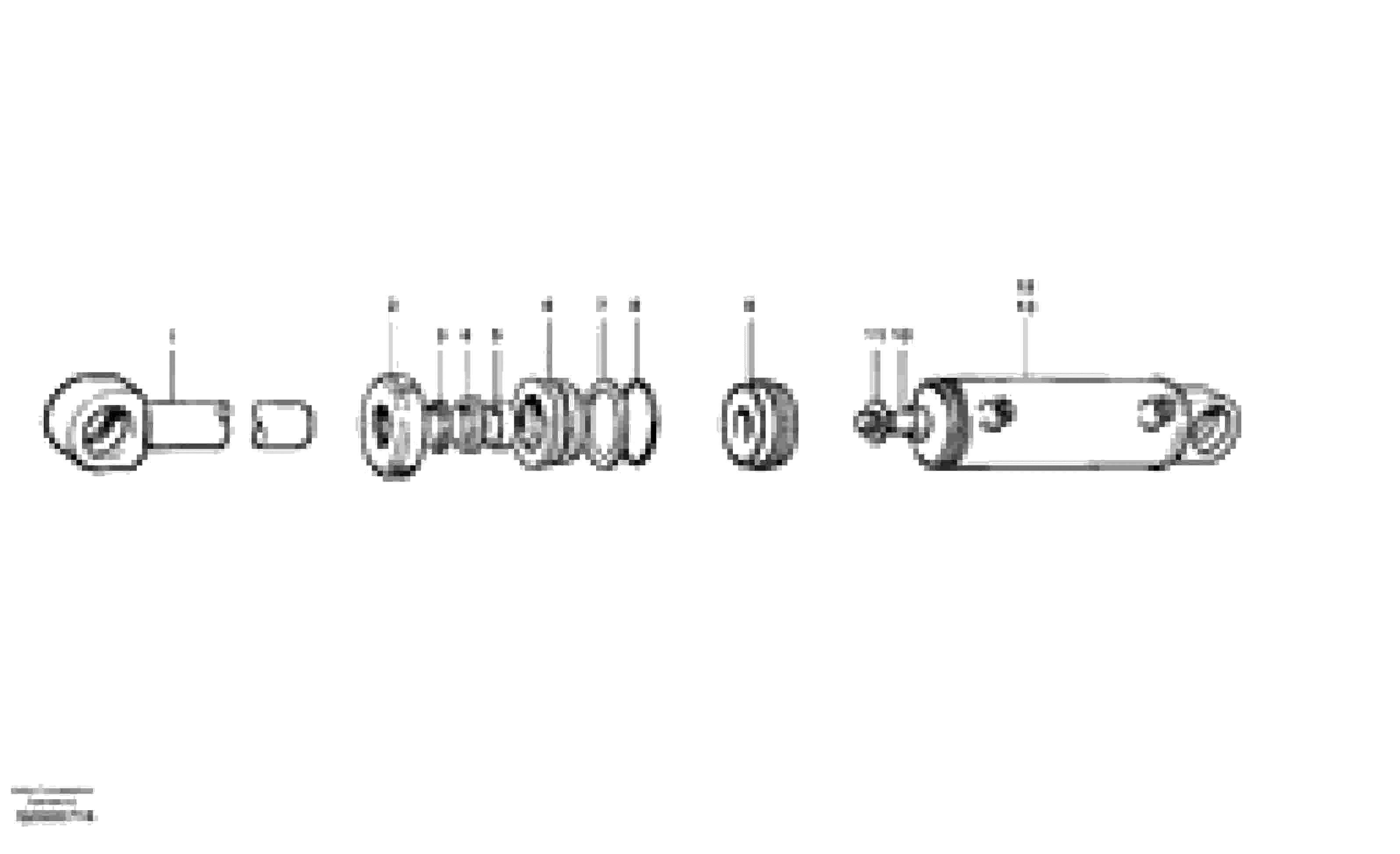 Схема запчастей Volvo G700 MODELS S/N 33000 - - 8316 Wheel lean cylinders 