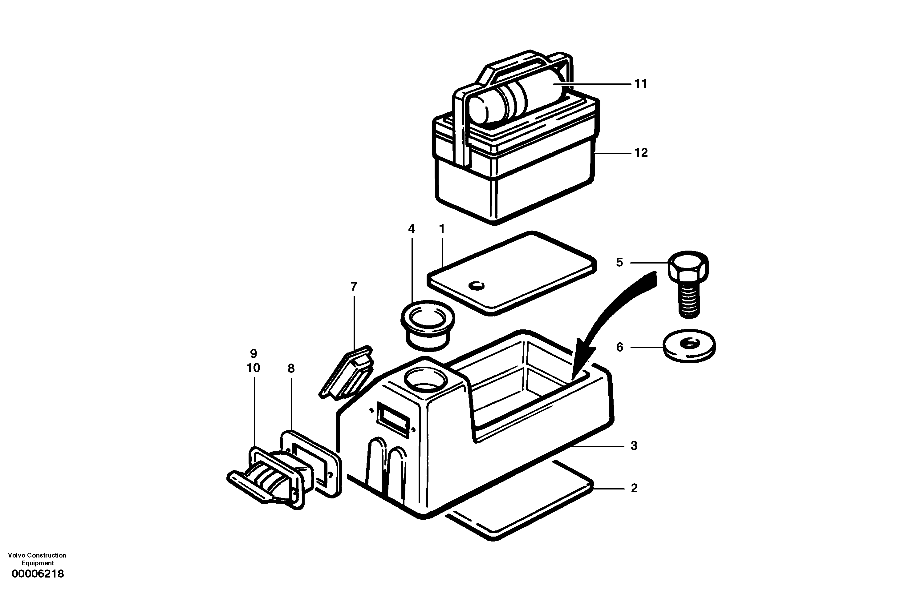 Схема запчастей Volvo G700 MODELS S/N 33000 - - 23564 Operator comfort kit 