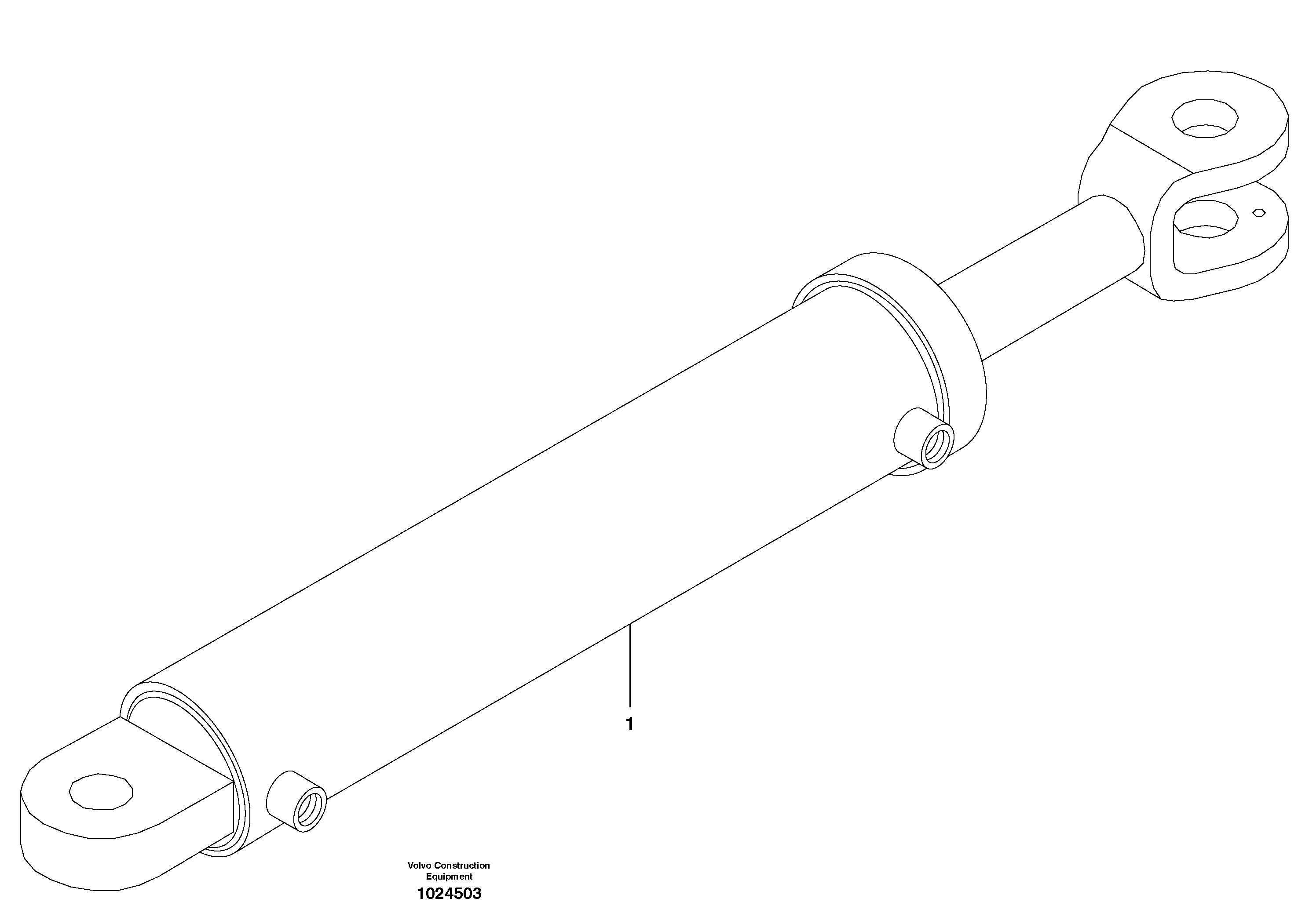 Схема запчастей Volvo G700B MODELS S/N 35000 - - 29924 Ripper cylinder 