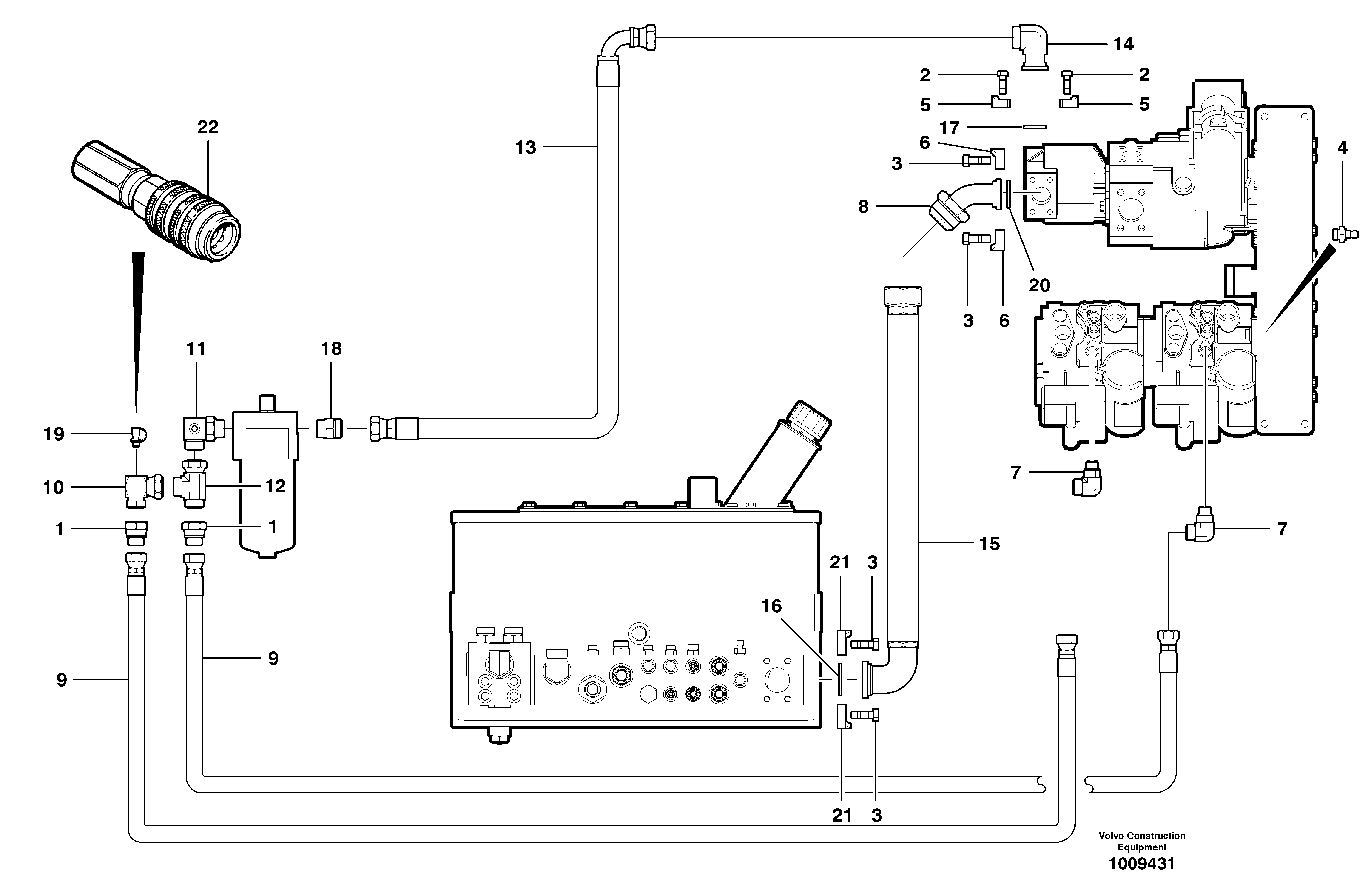 Схема запчастей Volvo G700B MODELS S/N 35000 - - 41580 Charge circuit - AWD 