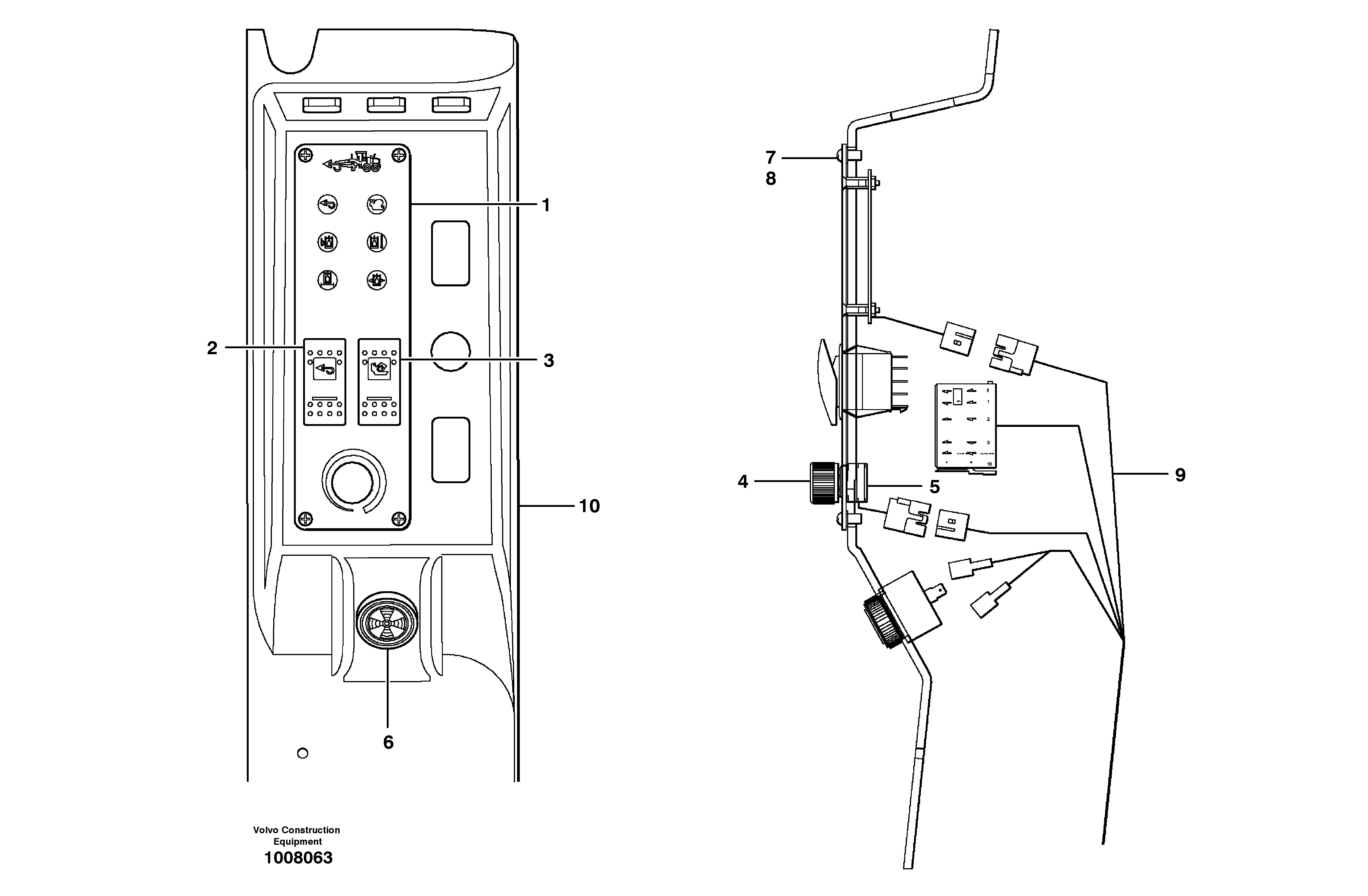 Схема запчастей Volvo G700B MODELS S/N 35000 - - 101541 Control module - AWD 