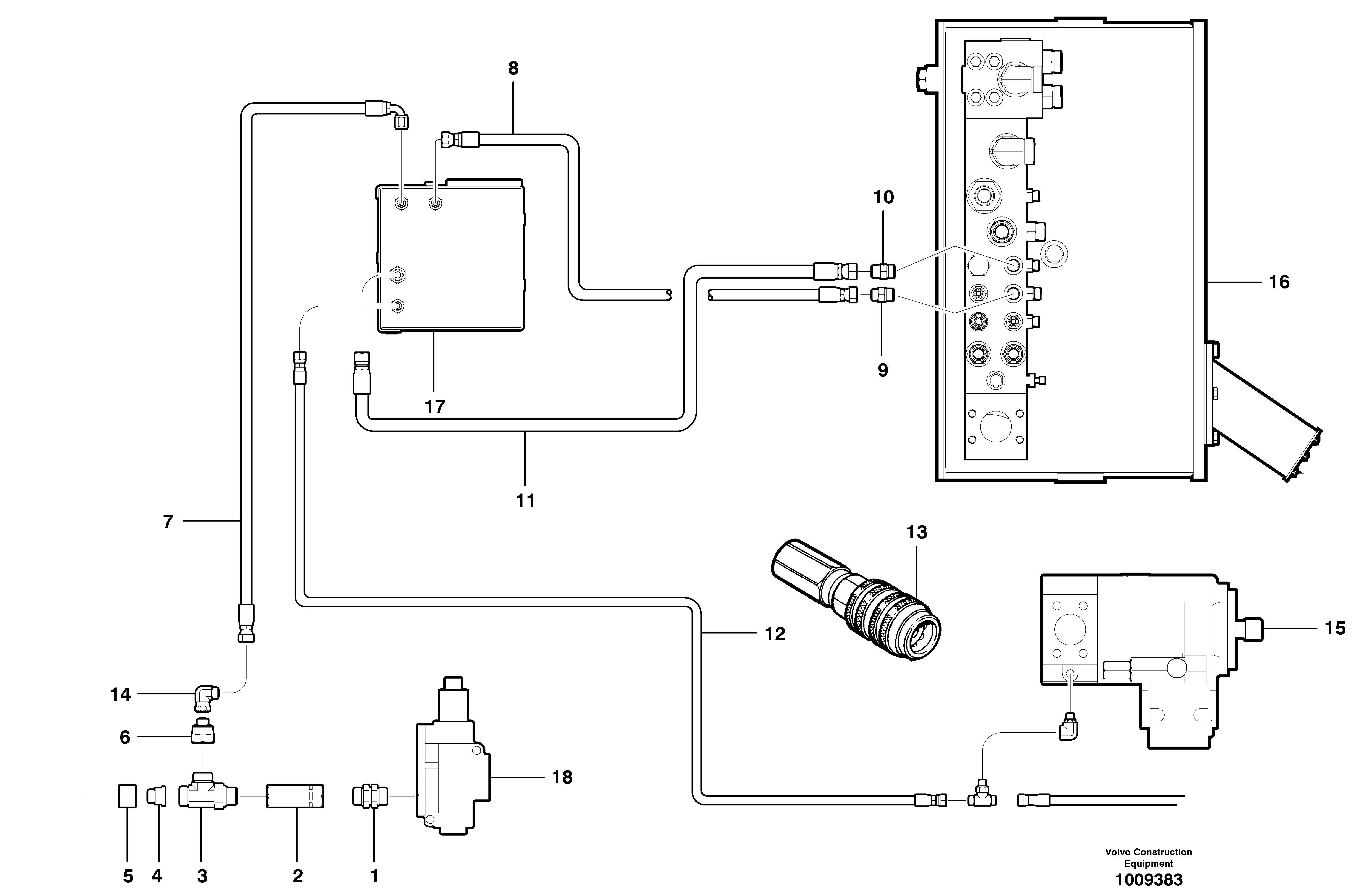 Схема запчастей Volvo G700B MODELS S/N 35000 - - 29202 Supplemental steering circuit - AWD 