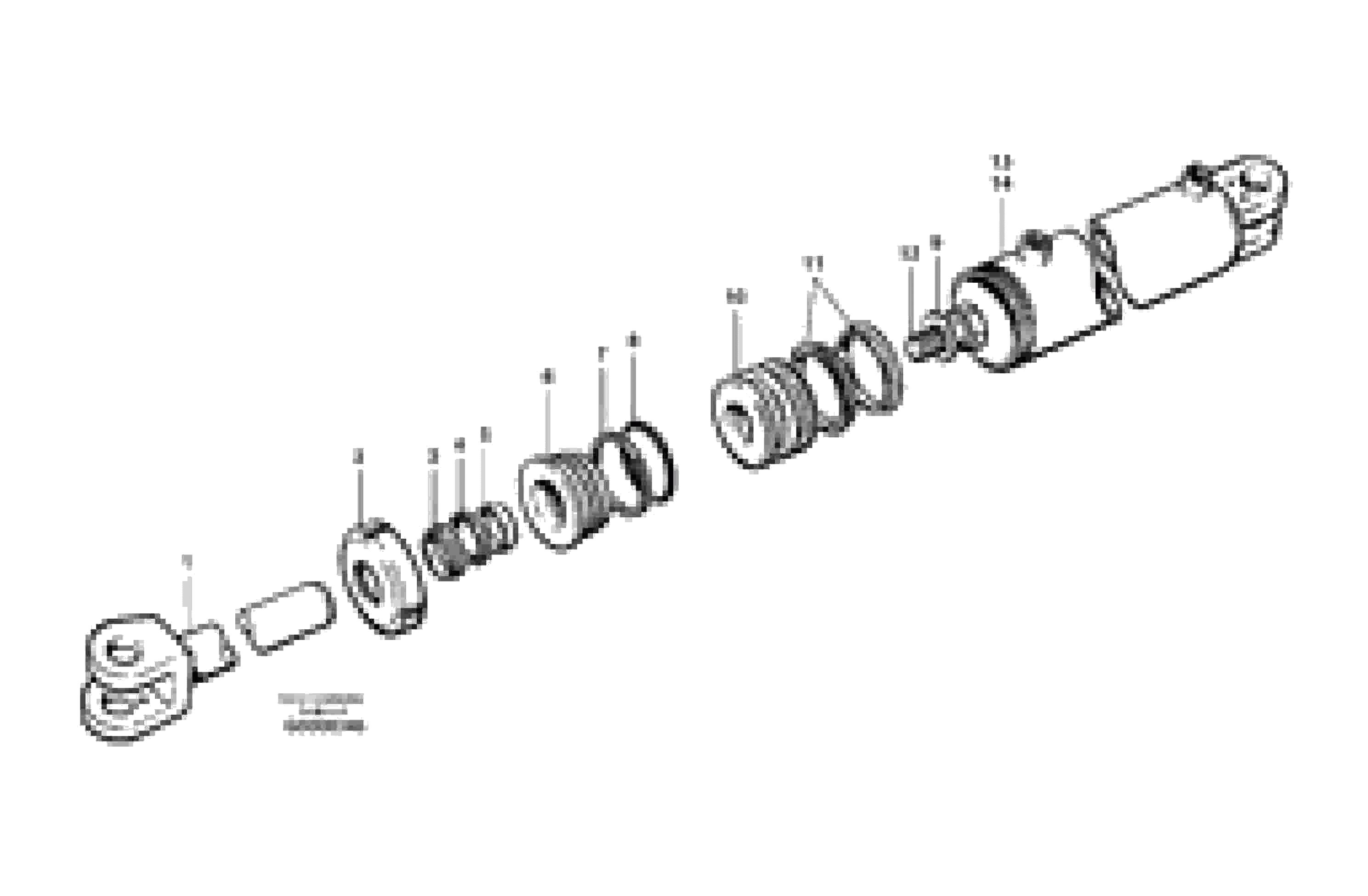 Схема запчастей Volvo G700B MODELS S/N 35000 - - 18406 Articulation cylinders 