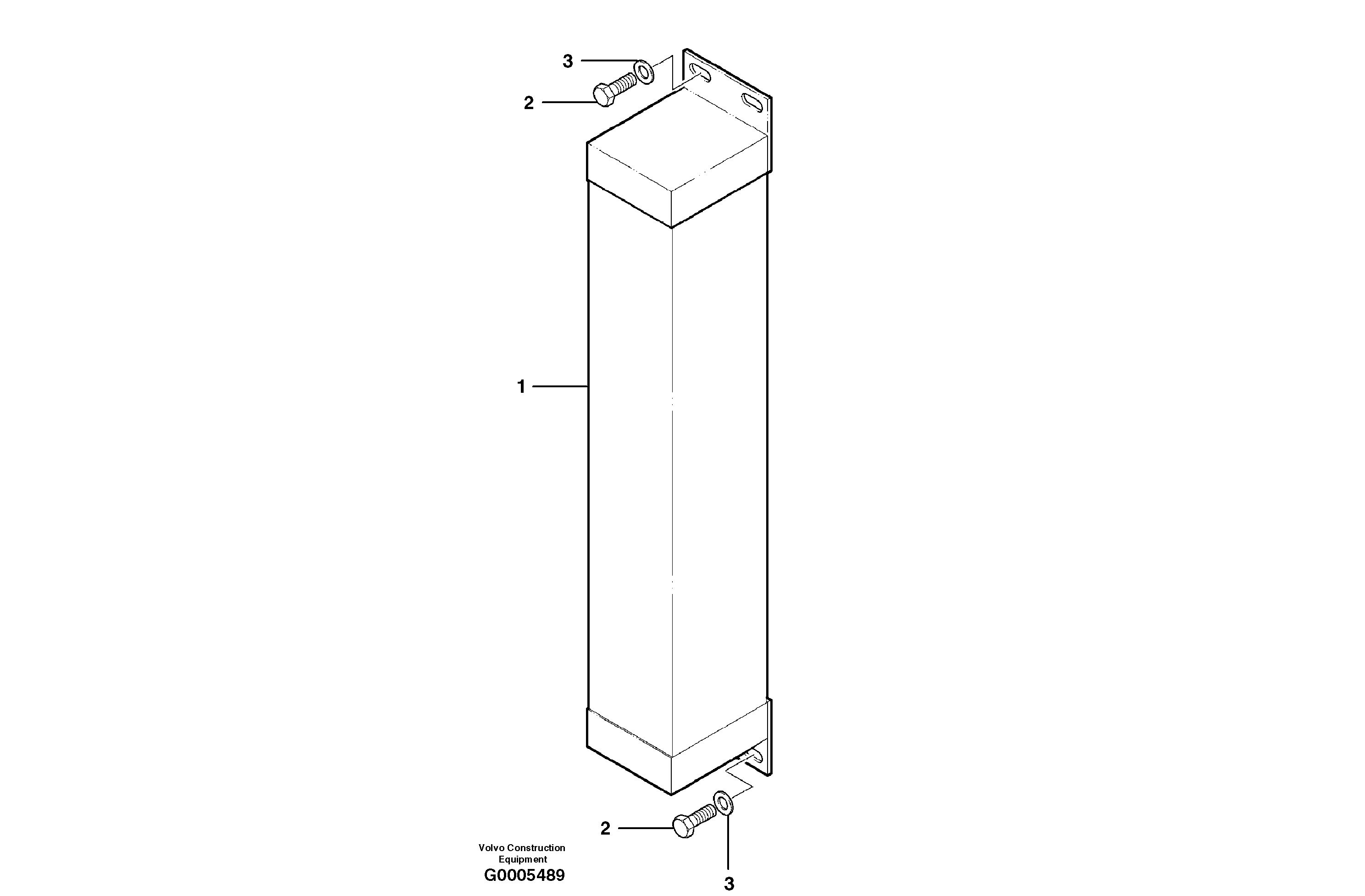 Схема запчастей Volvo G700B MODELS S/N 35000 - - 7225 Fuel cooler 