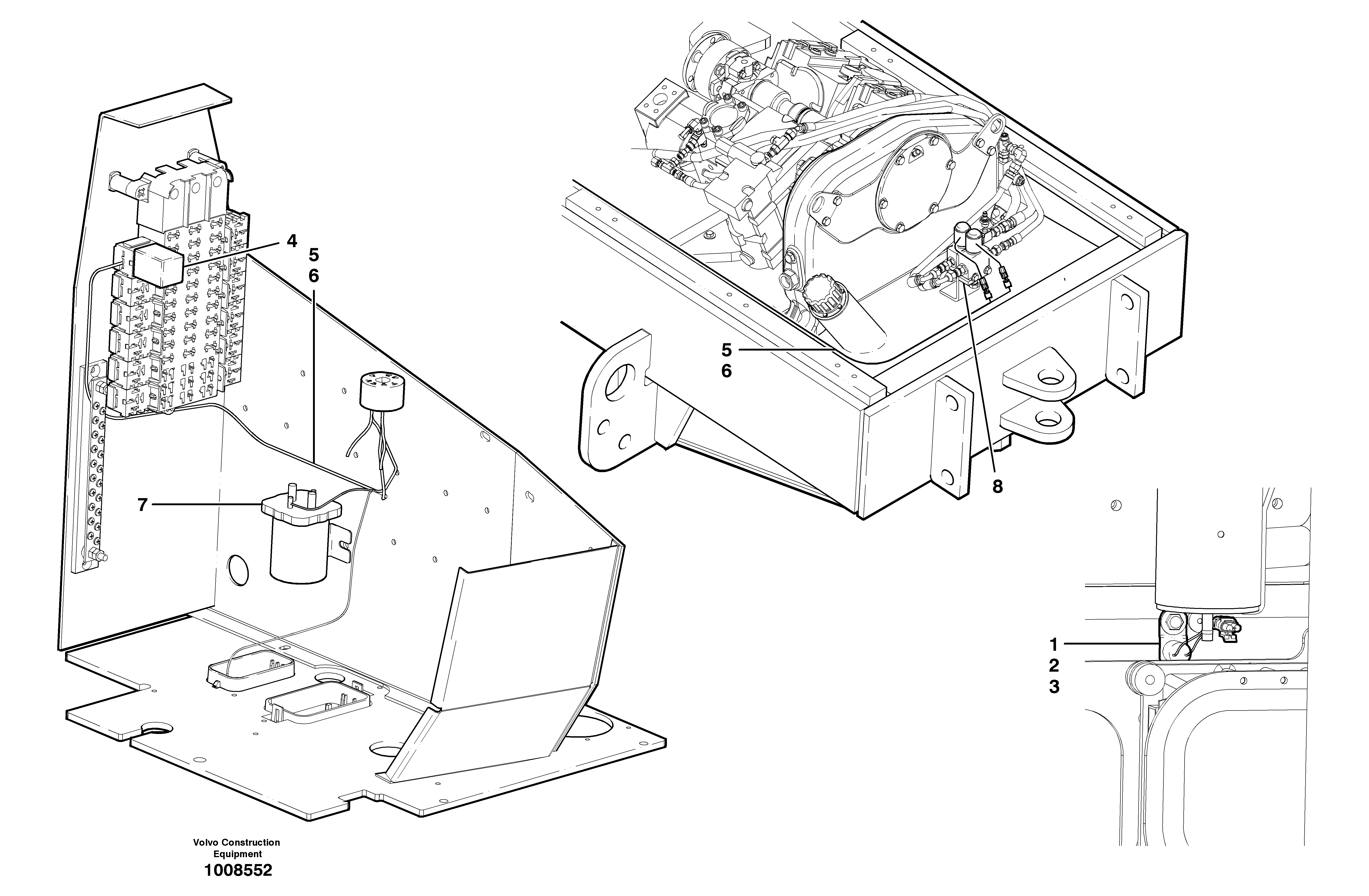 Схема запчастей Volvo G700B MODELS S/N 35000 - - 7238 Cold Start - Hydraulic Unload 