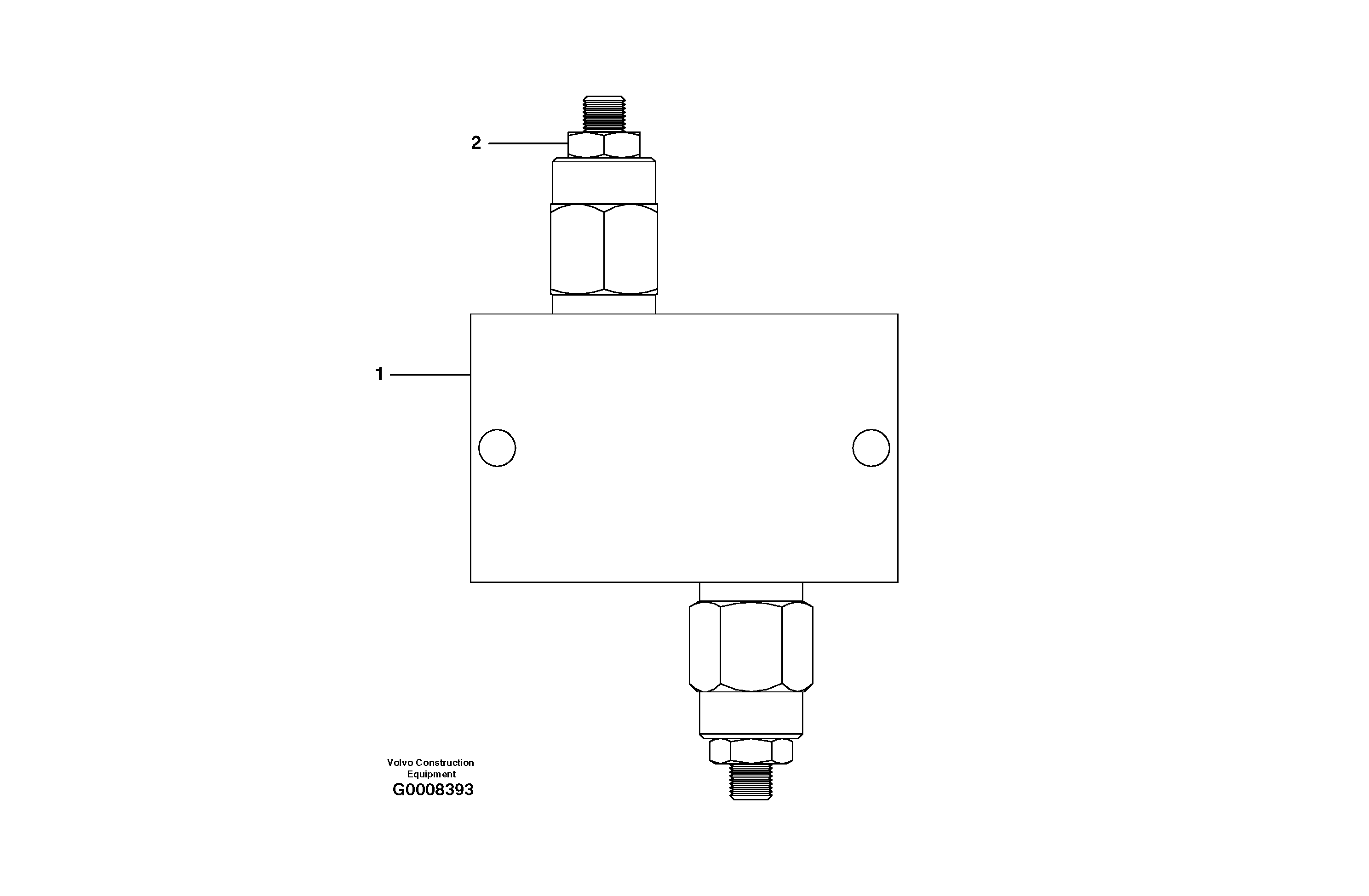 Схема запчастей Volvo G700B MODELS S/N 35000 - - 18659 Cushion valve 